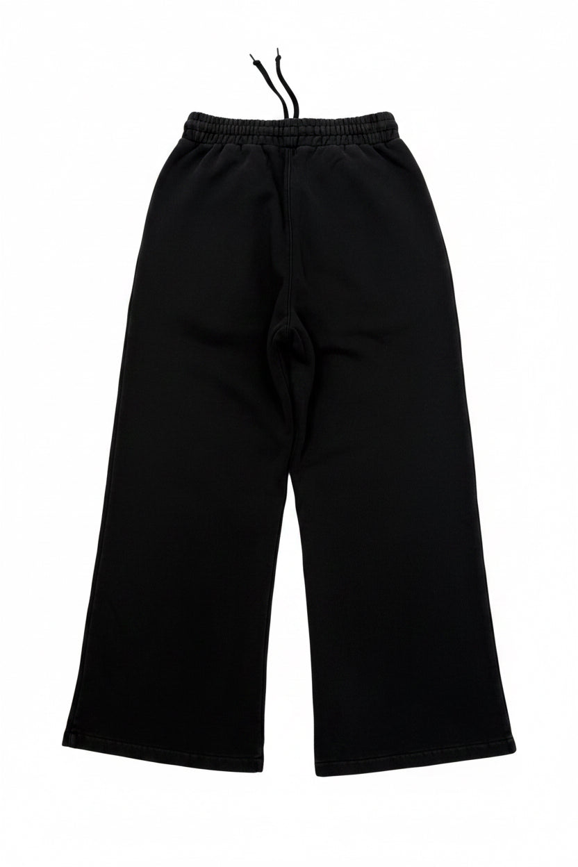 sweatpants-black washed